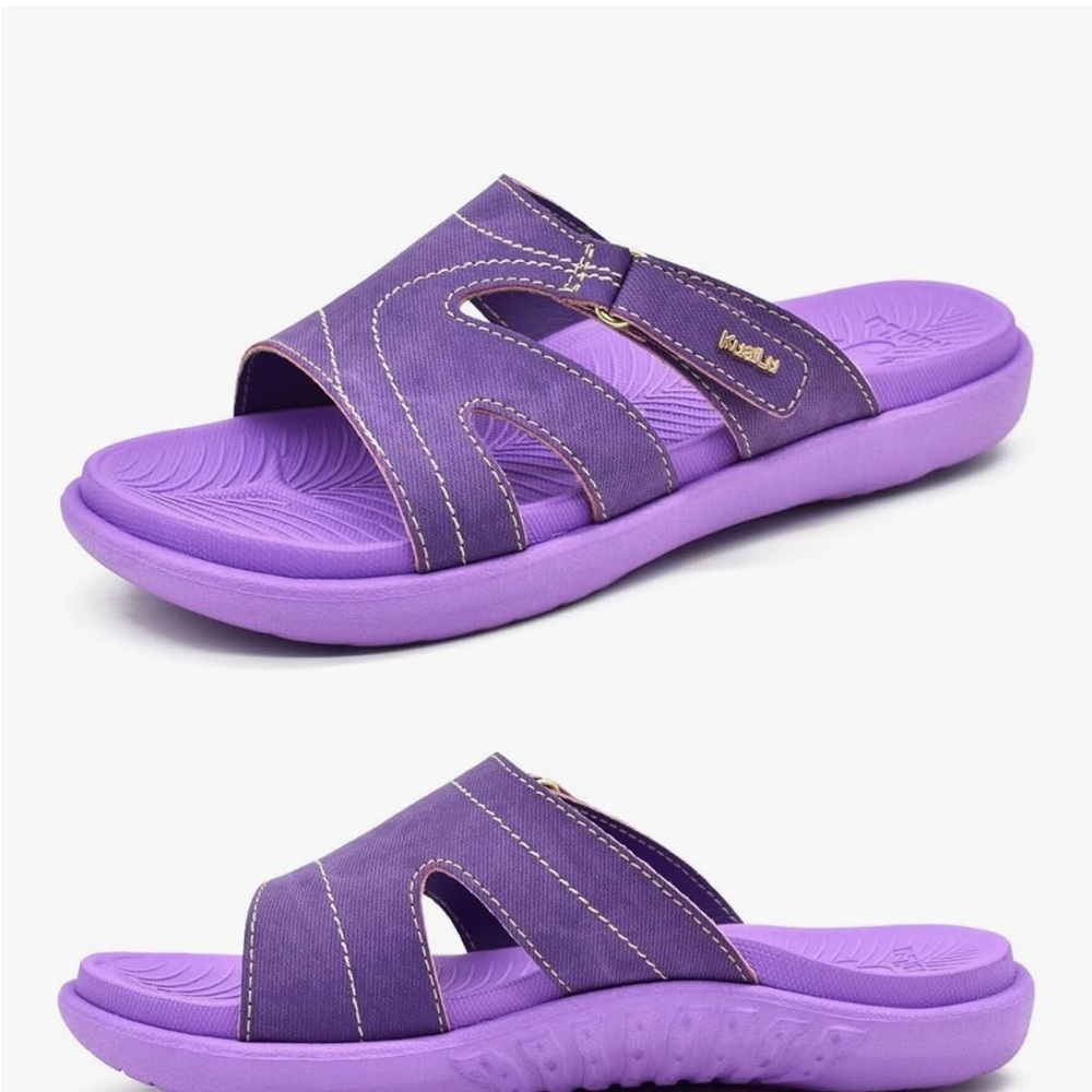 Comfort purple slides *brand new*
